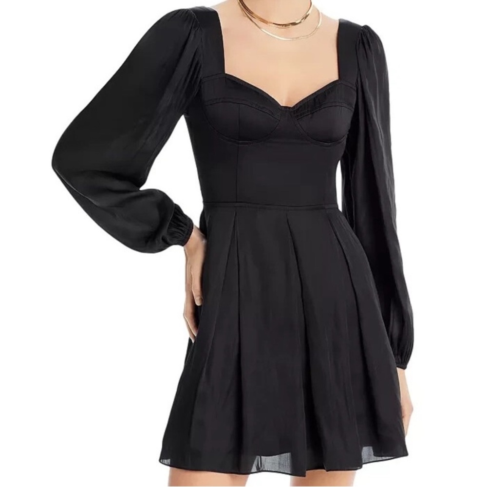 AQUA black corset dress with tags - Picture 6 of 9